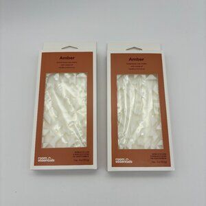 Room Essentials 4oz AMBER Wax Melts Bar with Embossed Pattern, Honey Vanilla (2)